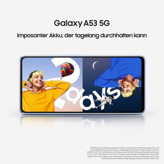 Samsung A53 5G 256GB Schwarz