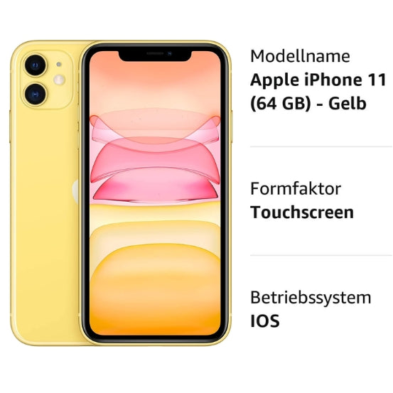 iPhone 11 64GB Gelb